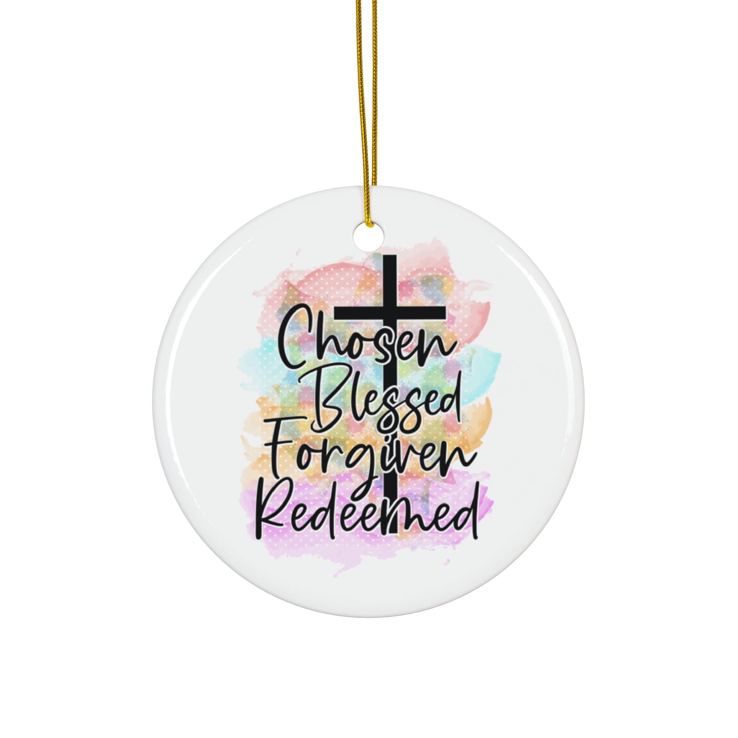 Chosen and blessed Ornament, 4 Shapes