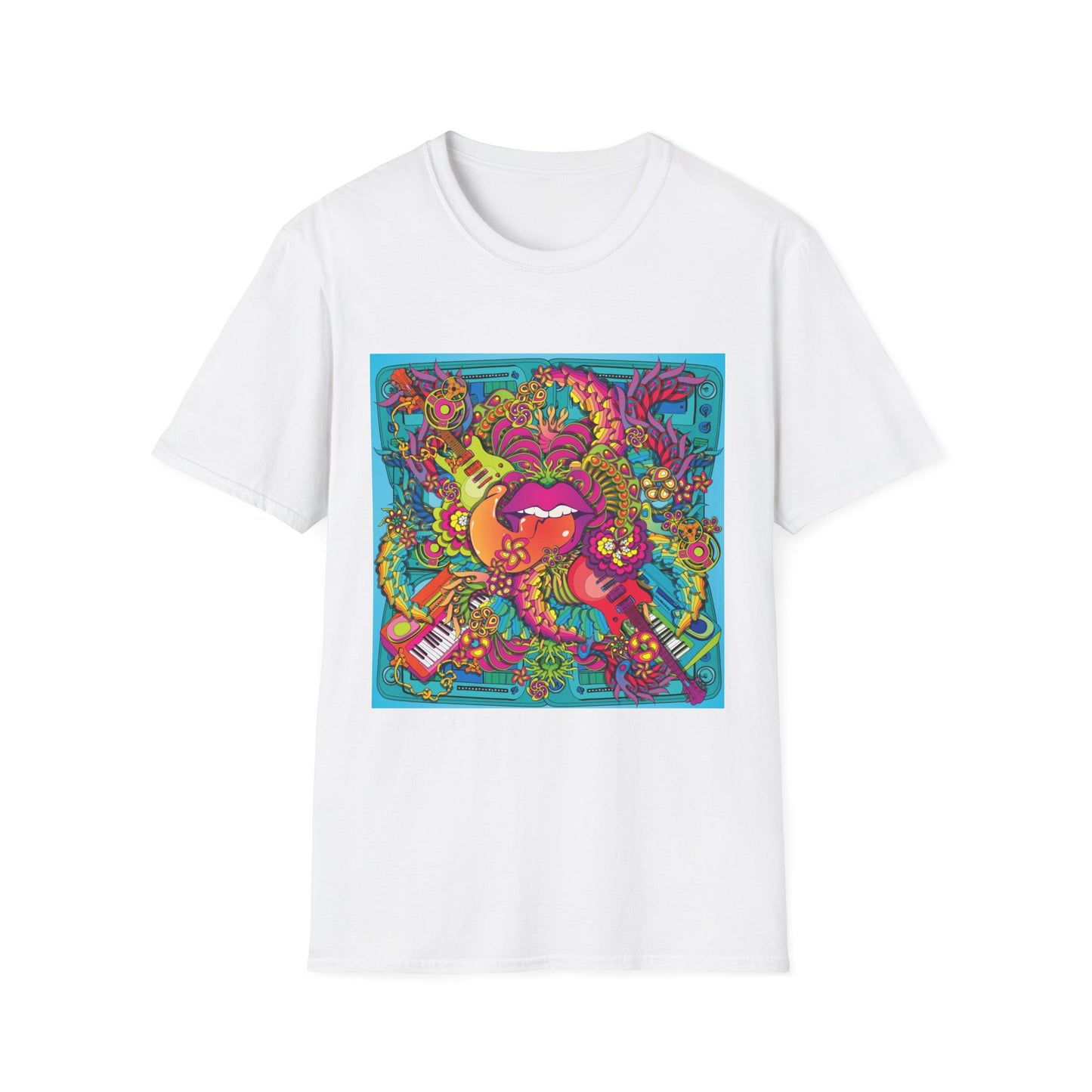 Colorful Bold Unisex T-shirt - Crazy Design