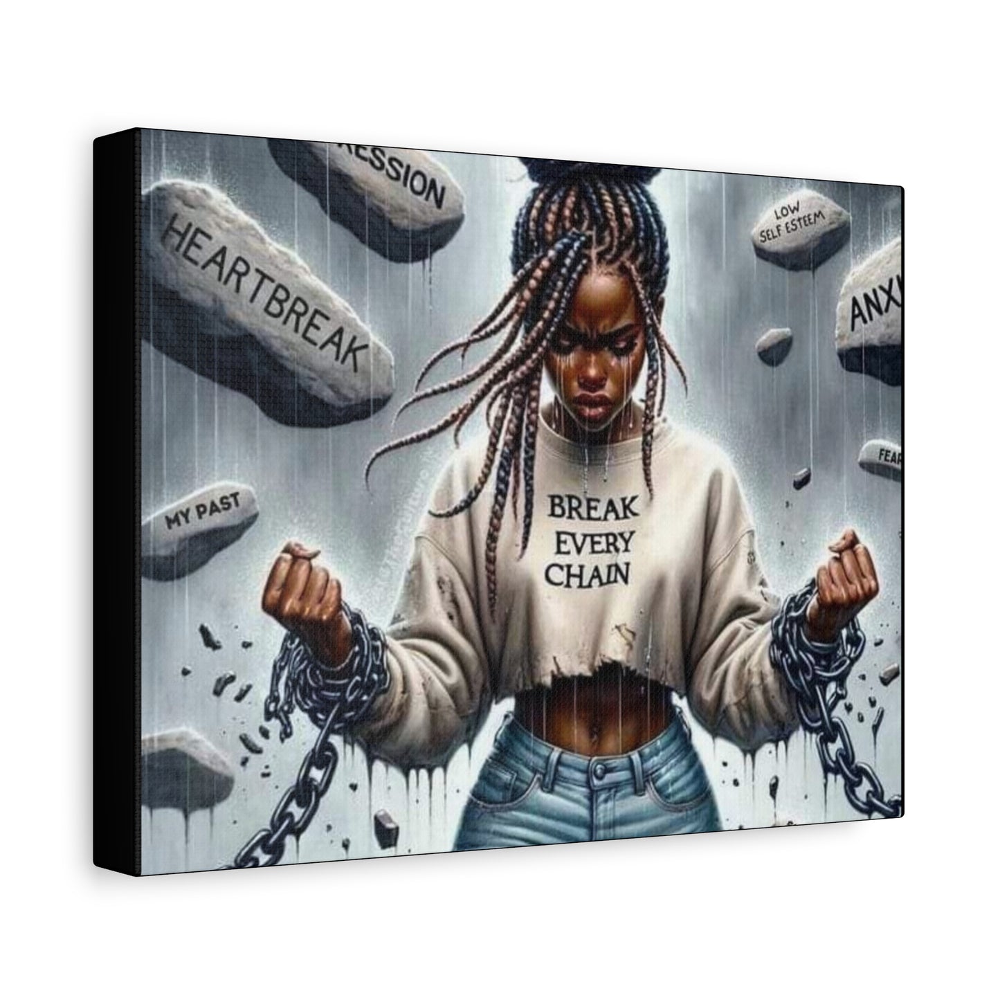 Break chains Matte Canvas