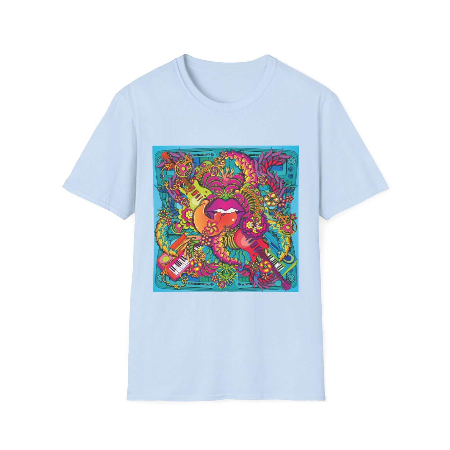Colorful Bold Unisex T-shirt - Crazy Design