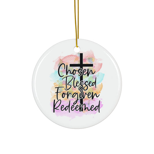 Chosen and blessed Ornament, 4 Shapes