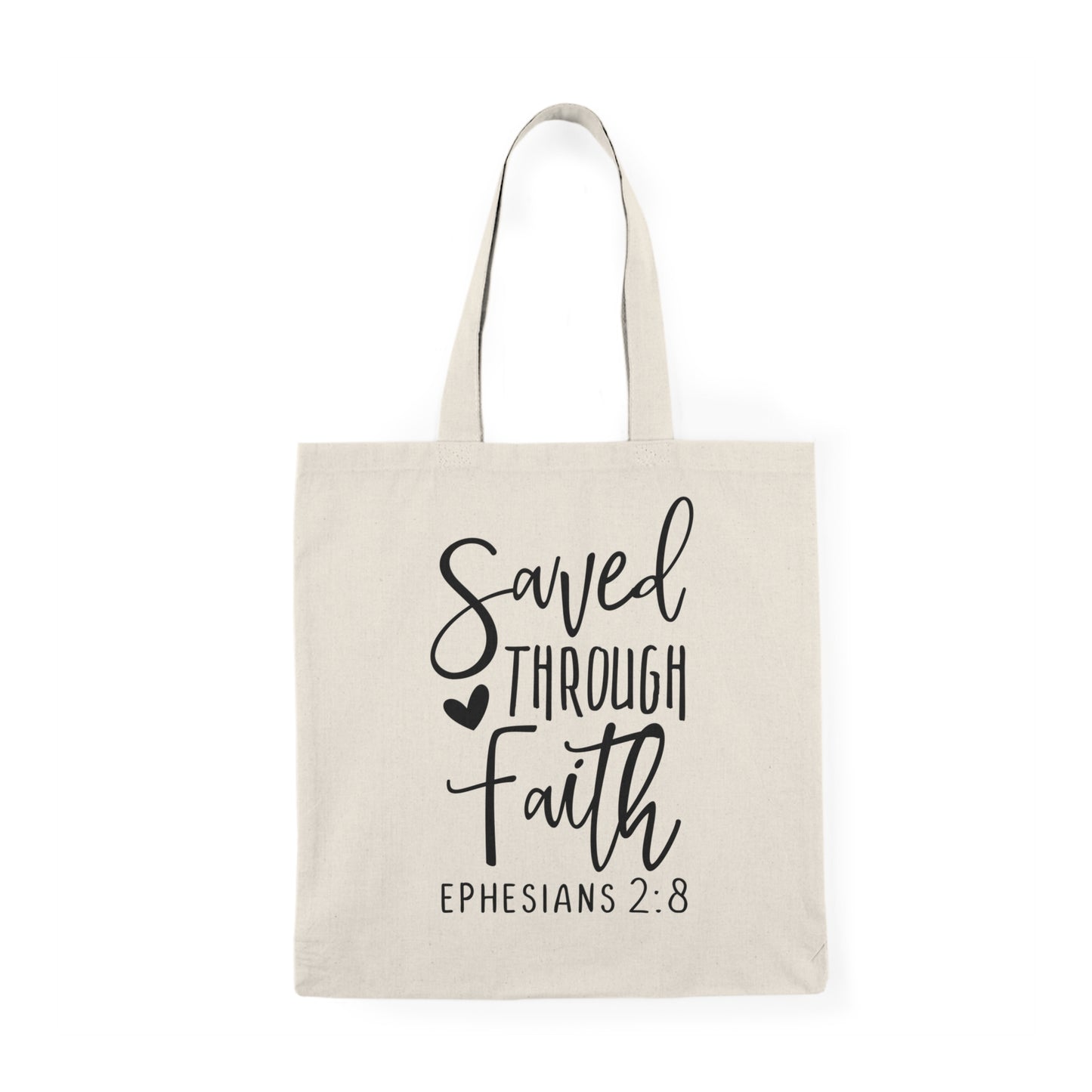 Saved thru Faith Tote Bag