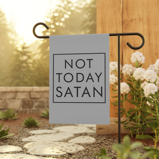 Yard Flag - Not Today Satan Garden & House Banner
