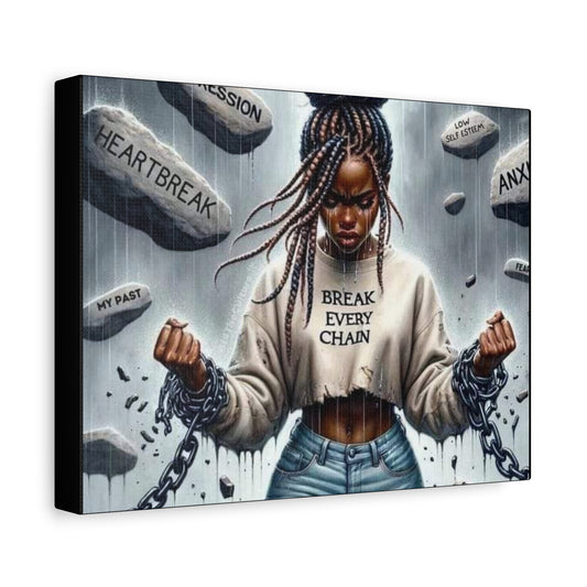Break chains Matte Canvas