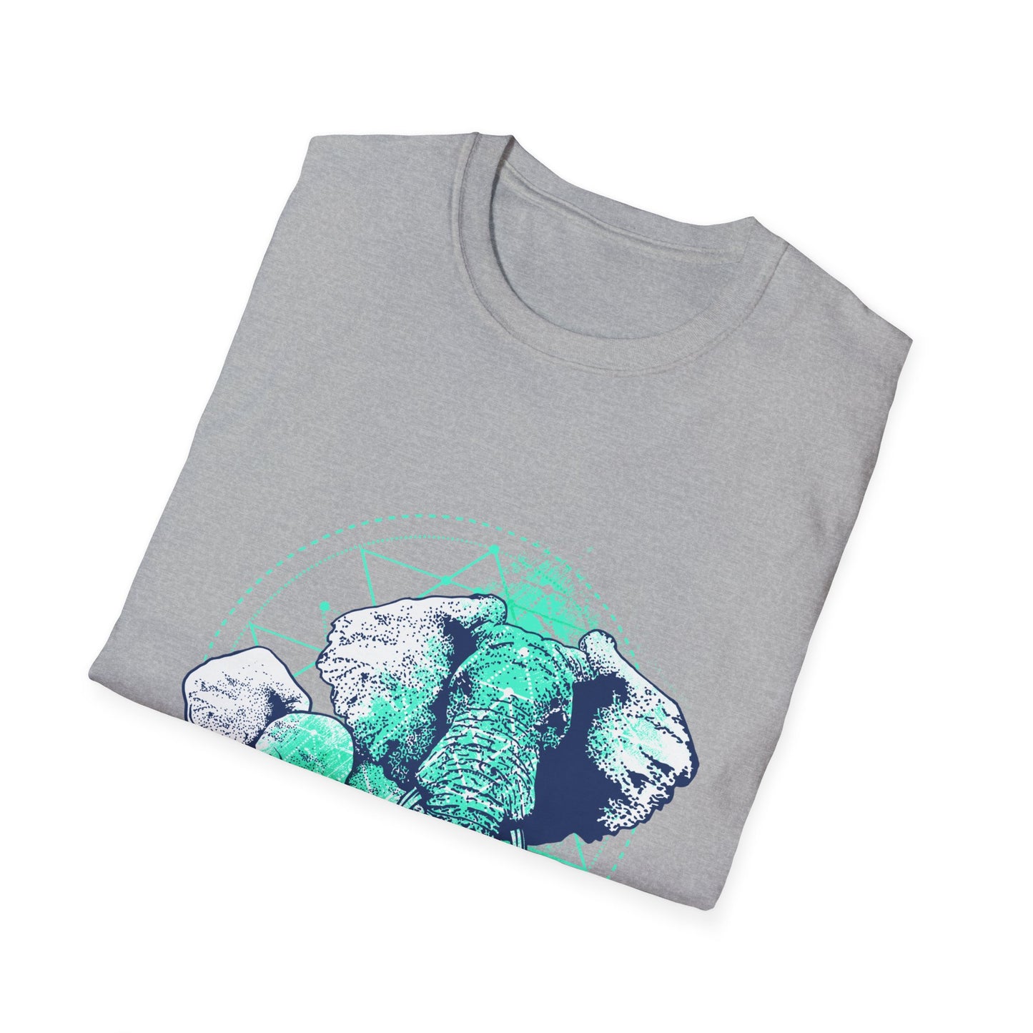 Elephant Mother and Baby Unisex T-Shirt