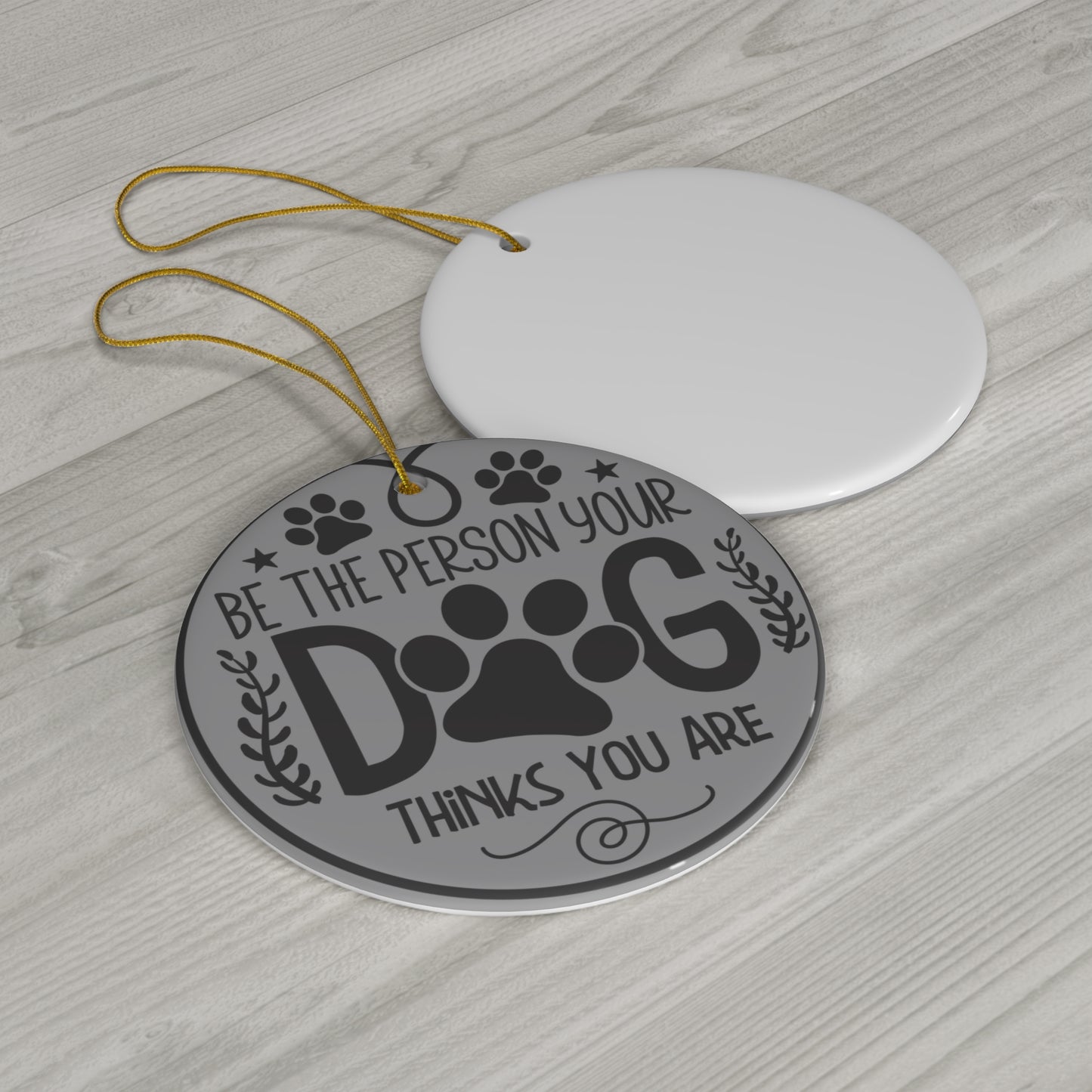 Dog thanks for ornament