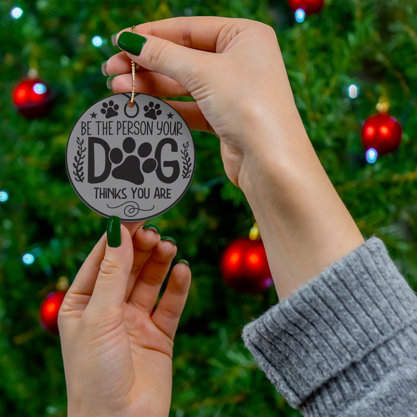 Dog thanks for ornament