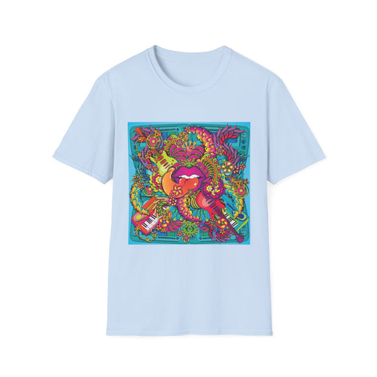 Colorful Bold Unisex T-shirt - Crazy Design